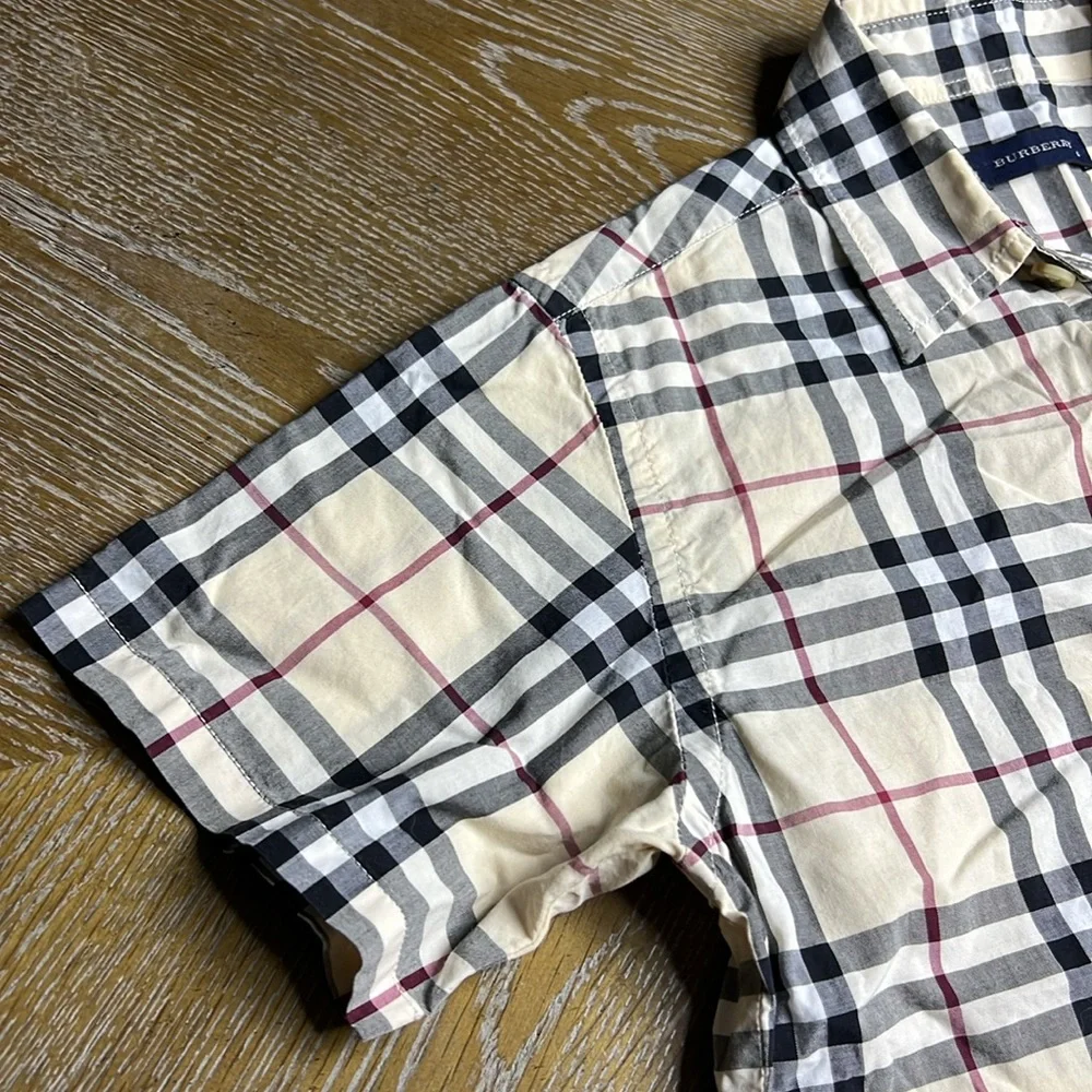 BURBERRY Little Boy Shortsleeve Button-Down Shirt 6
